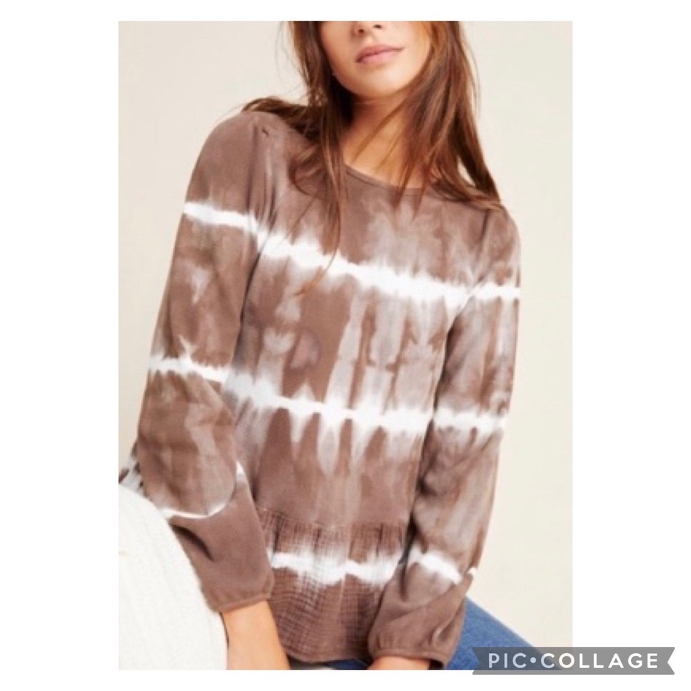 Anthropologie Cynthia peplum top